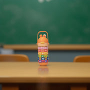 Cute Math Puzzled Water bottle - water bottle | Water bottle for kids | Cute water bottles for kids